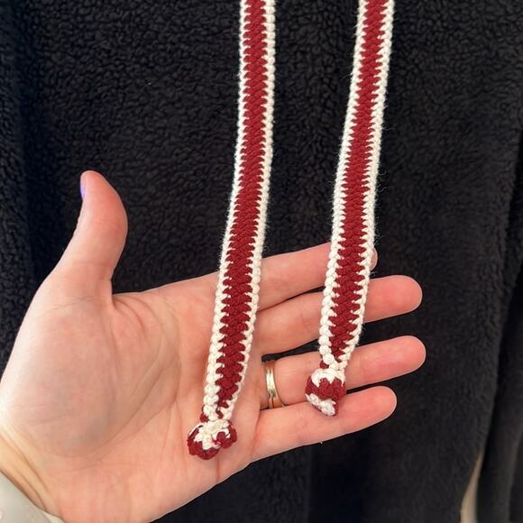 Hem and Thread Womens Pullover Fleece Cowl Neck Sweater | Medium - Picture 2 of 7